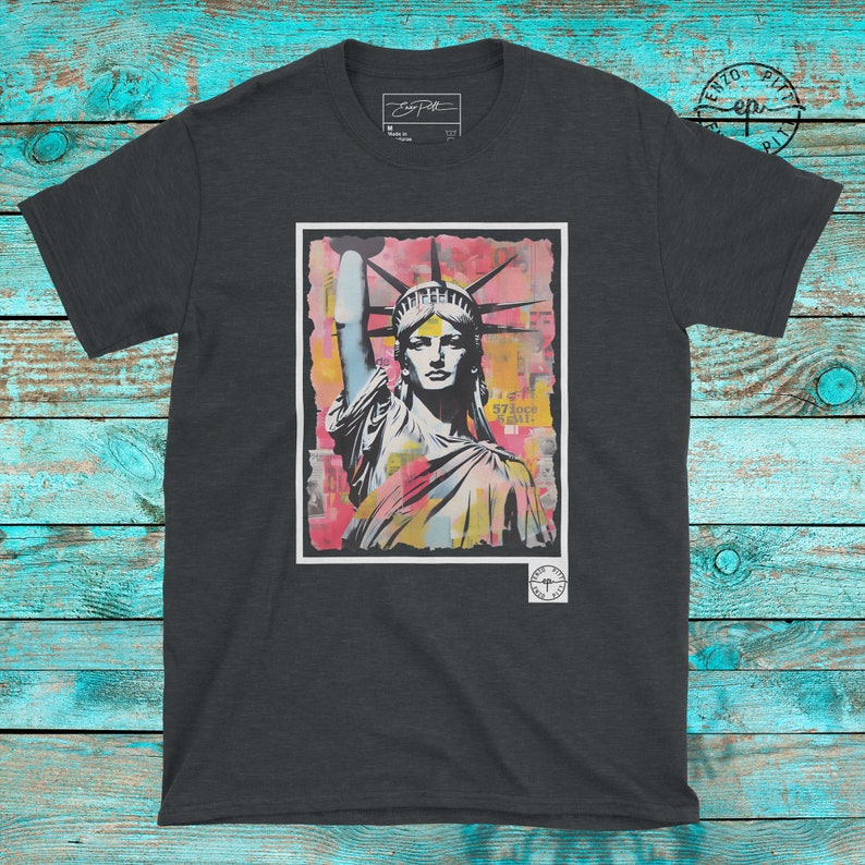 Statue of Liberty Tshirt, Iconic Landmark Shirt, New York Tee, Cause It ...