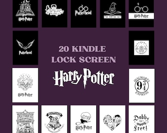 Kindle Lock screen-Harry P set 1- Full Screen| No Borders| EPUB file