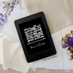 Personalized Kindle Lock Screen: Bookshelf Design (EPUB & PDF)