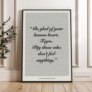 A Court of Thorns & Roses Poster – Booktok Decor Must-Have