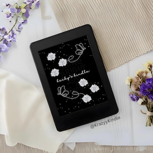 Personalized Kindle Lock Screen: Floral Butterfly Design (EPUB File)