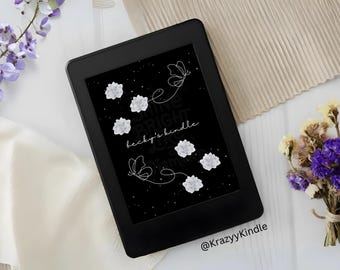 Pantalla de bloqueo personalizada para Kindle: Diseño floral de mariposas (archivo EPUB)