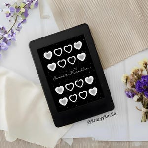 Custom Name Kindle Lock Screen: Heart Design (EPUB File)