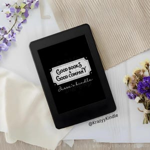 Custom Name Kindle Lock Screen: Full Screen, No Borders (EPUB File)