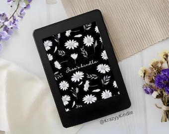 Personalized Kindle Lock Screen: Full Screen Floral Design (EPUB File)