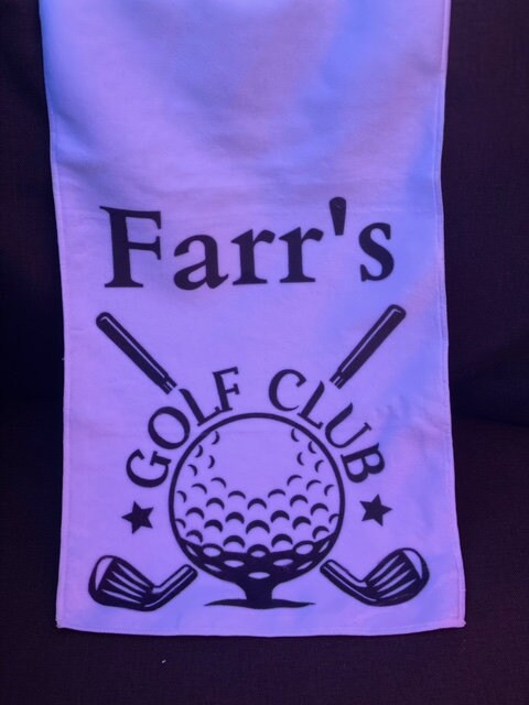 custom golf towel personalized golf towel gift for him gift for her golf lover mother's day father's day