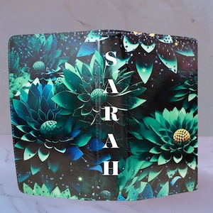Personalized server book custom server book money book cash book flower server book blue server book green server book gift for her