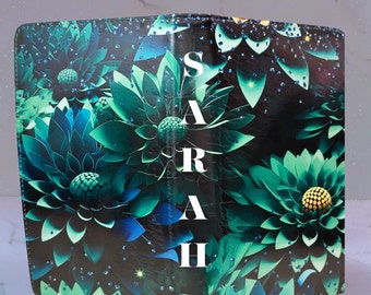 Personalized server book custom server book money book cash book flower server book blue server book green server book gift for her