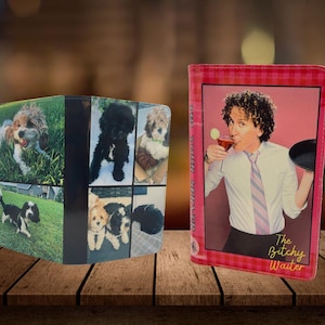 Custom Photo Server Book - Personalized Waiter Book, Restaurant Gift