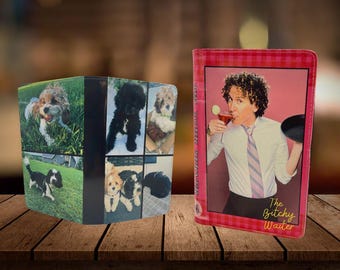 Custom Photo Server Book - Personalized Waiter Book, Restaurant Gift