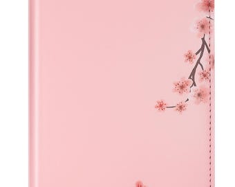 Cherry Blossom Server Book – Cute Waitress Wallet • Pink Floral Restaurant Organizer •  Server book
