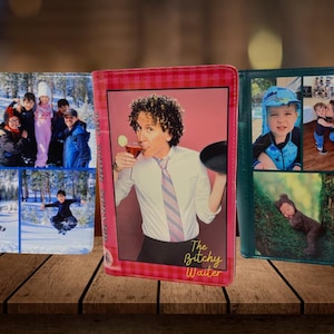 custom server book personalized server book picture waiter book photo server book restaurant waitress book gift for him gift for her