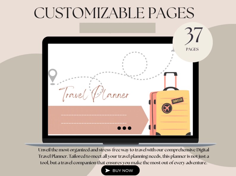 Travel Planner,travel Essentials,travel Planner Journal, Travel Guide ...