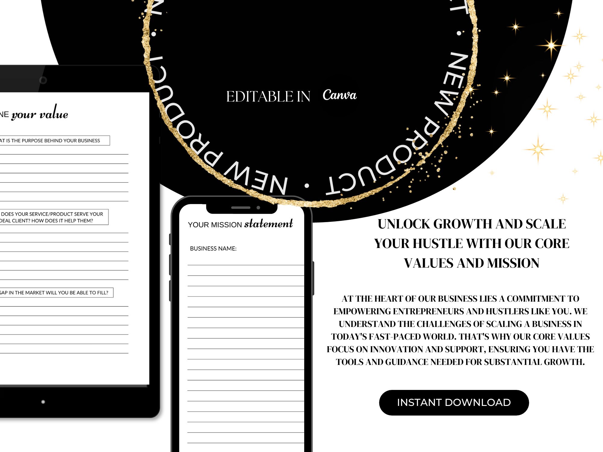 Digital Small BUSINESS Startup PLANNER, Downloadable, Printable ...