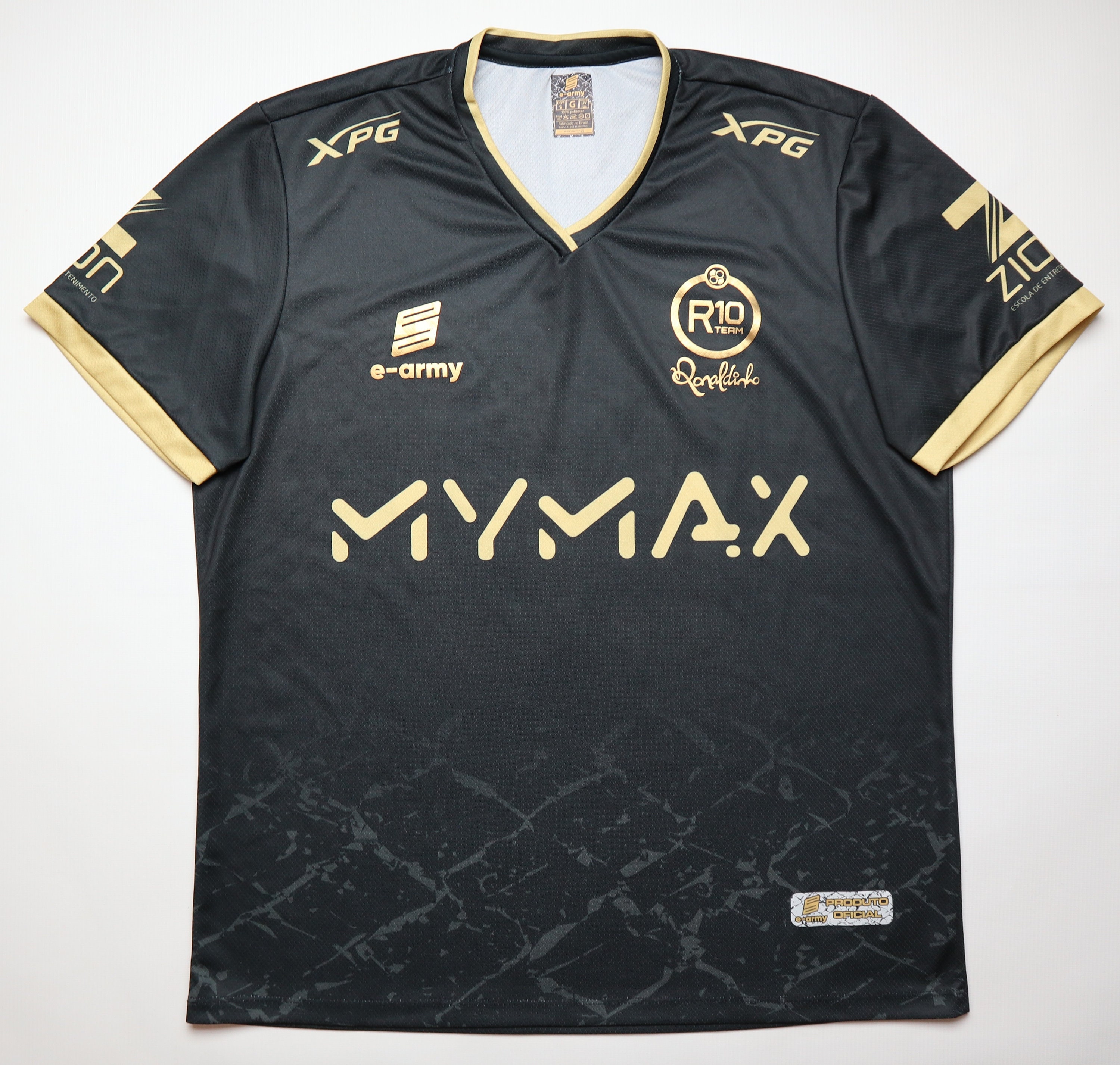 Ronaldinho R10 Team Vintage Football Shirt Soccer Jersey E army