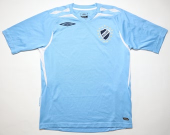 Bolivar Bolivia 2007 Vintage Fußball Shirt Fußball Trikot Umbro blau Oberteil Erwachsene Männer Größe S