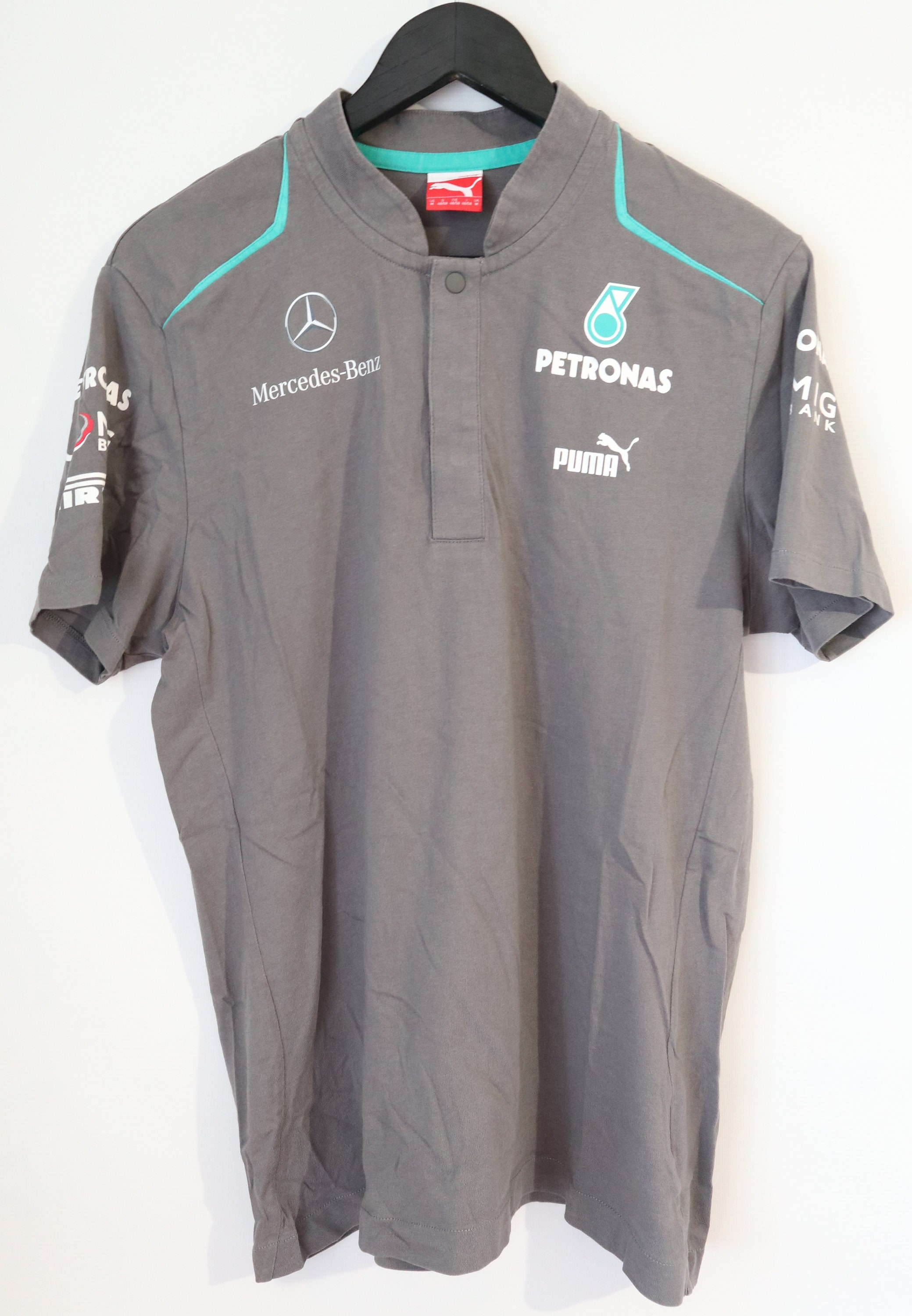 F1 Mercedes AMG Petronas Team 2013 Racing Pit Crew Jersey Shirt Polo Puma  Gray Formula 1 Top Adult Mens Size M Medium Camiseta Trikot - Etsy