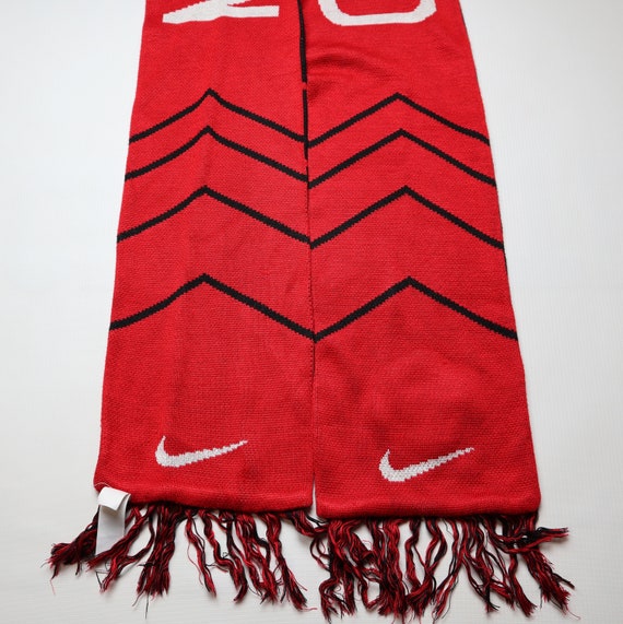Manchester United vintage football soccer scarf b… - image 8