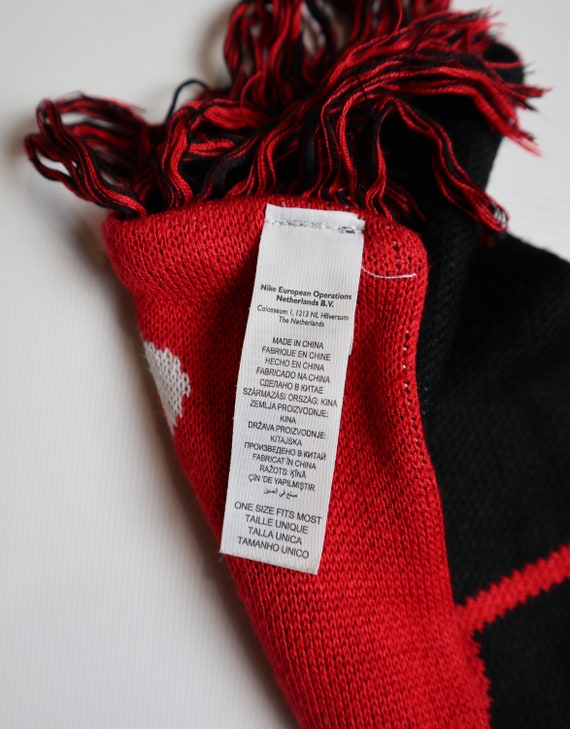 Manchester United vintage football soccer scarf b… - image 5