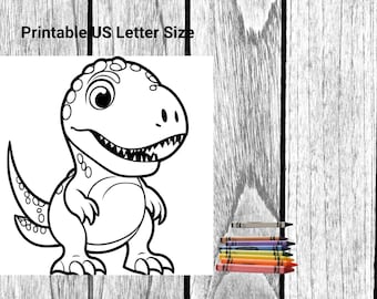 25 Printable Dinosaur Coloring Pages