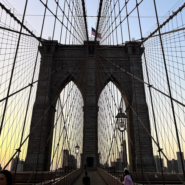 Sunrise at Brooklyn Bridge