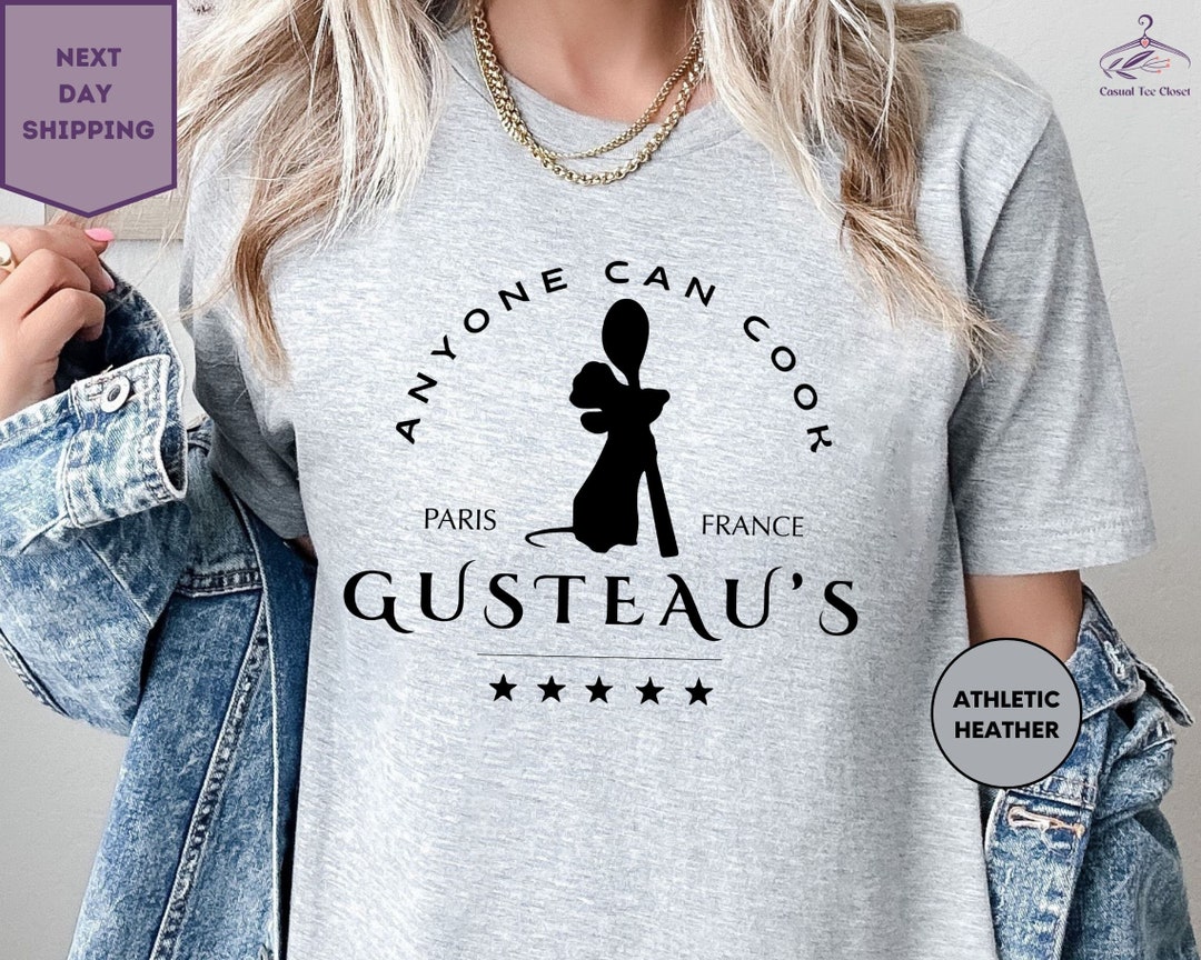 Gusteau's Anyone Can Cook Shirt, Ratatouille Shirt, Little Chef Shirt