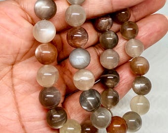 10mm Multi Moonstone Bead Bracelet