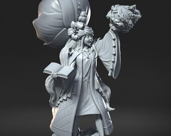 Chica Cebolla - Miniatura: Figura de resina de 12k sin pintar (escala 75 mm)