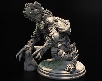 War Beast Miniature: Unpainted Resin RPG Figure, Trench Crusade 32mm/75mm