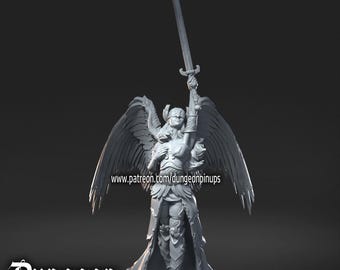 Miniatura de Mikaela: Figura de resina de 12k sin pintar (escala 75 mm)