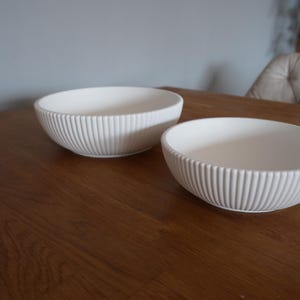 Raysin bowl, decorative bowl, ribbed bowl, storage, decorative item, decoration, gift, gift idea, individually or in a set of 2 image 5