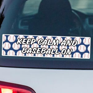 Baseball Autoaufkleber Sport Spiel wasserdichter Vinyl-Autoaufkleber Baseball-Fan Fahrer Geschenk 25/01 BSBS02