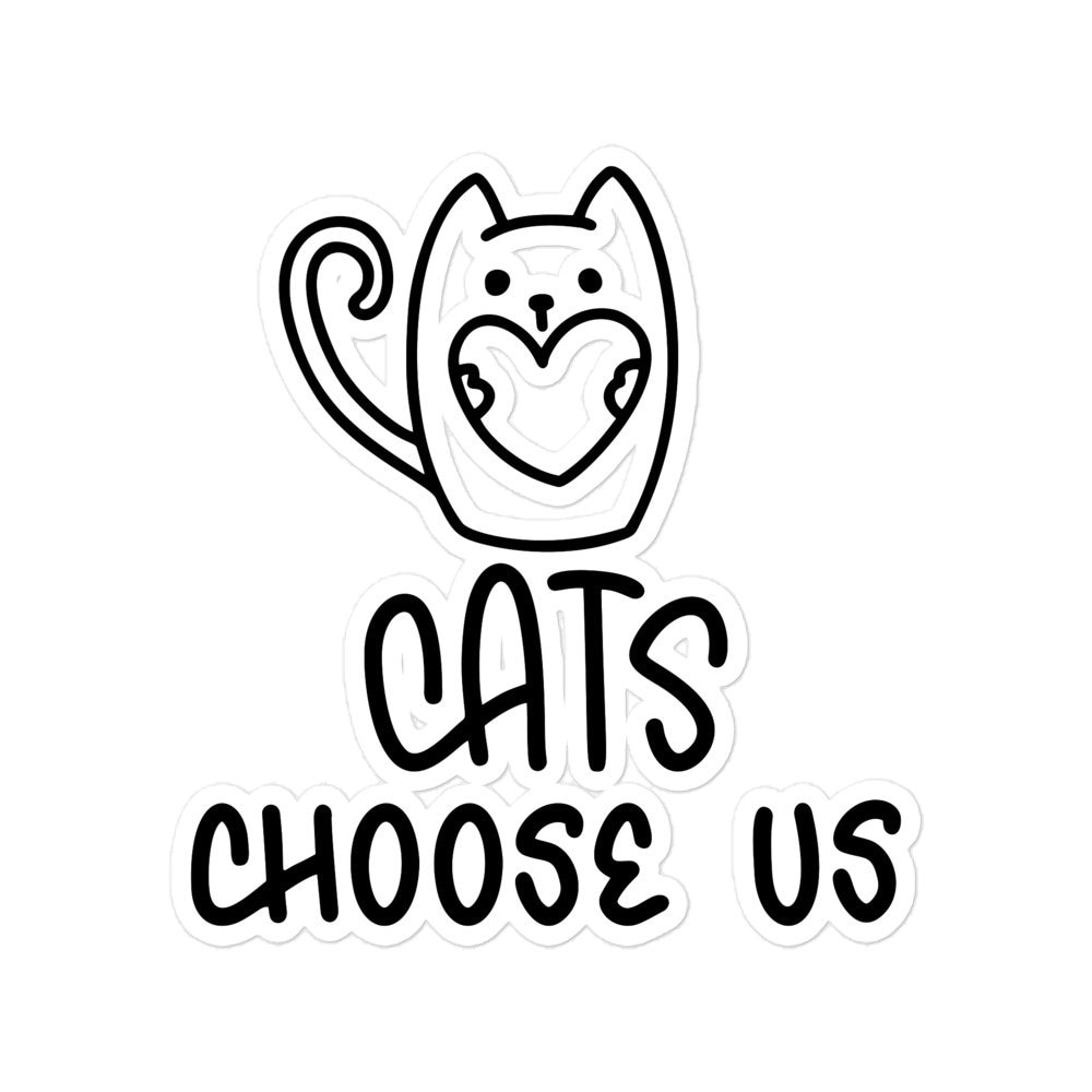 Cat Stickers Sheet Meow Cat Mom Dad Gift Lover Pet Purr Aesthetic Vinyl ...