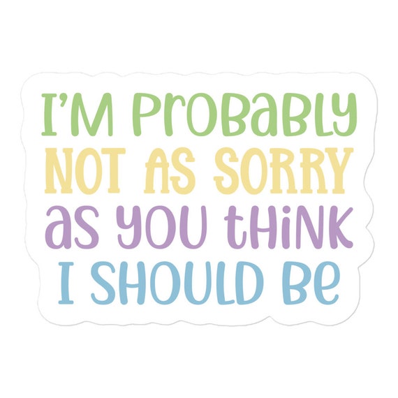 thumbnail image 2 of Water Bottle Stickers Sarcastic Stickers: Funny Decals For Laptops, Water Bottles Cute Stickers 2 of 14