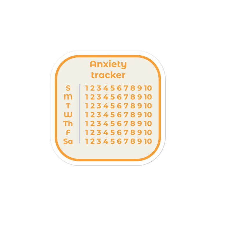 Bpd Routine Chart Daily ADHD BPD Planner Stickers Sheet Anxiety Bipolar Disorder Mental ...