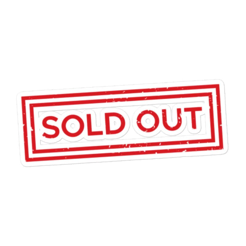Sold Out Stickers - Etsy