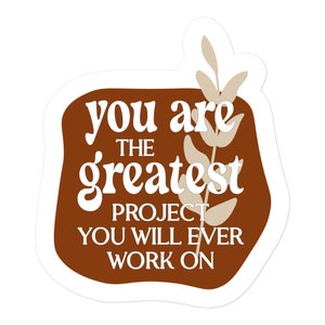 Coole Aufkleber für Mentale Gesundheit Selbstfürsorge Inspirierende Positive Affirmation Zitate ästhetischer Aufkleber Laptop Planer Journal 13/06 Movie09