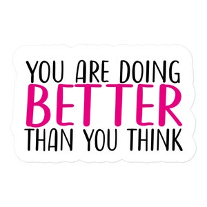 Motivationsaufkleber Selbstfürsorge Inspirational Positive Affirmation Zitate Vinyl Aufkleber Laptop Planer Journal 21/06 POSI04