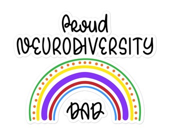 Neurodiversity sticker ADHD BPD anxiety bipolar disorder mental health self care vinyl decal cute laptop planner journal bottle 29/07 NEQU01