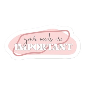 Self love care stickers Mental Health Inspirational Positive Affirmation Motivational aesthetic decal laptop planner journal 11/06 SELO19