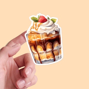 Breakfast stickers pudding bakery morning food tasty kitchen restaurant menu watercolor vinyl laptop planner diary decal 05/11 BS1P21
