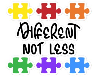 Neurodiversity sticker ADHD BPD anxiety bipolar disorder mental health self care vinyl decal cute laptop planner journal bottle 29/07 NEQU04