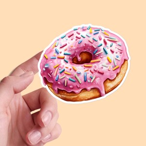 Breakfast stickers donut dessert morning food tasty kitchen restaurant menu watercolor vinyl laptop planner diary decal 21/06 BS1P16