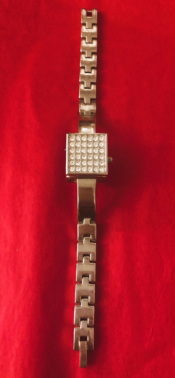 Park Lane Vintage Silver Watch with Cubic Zirconia