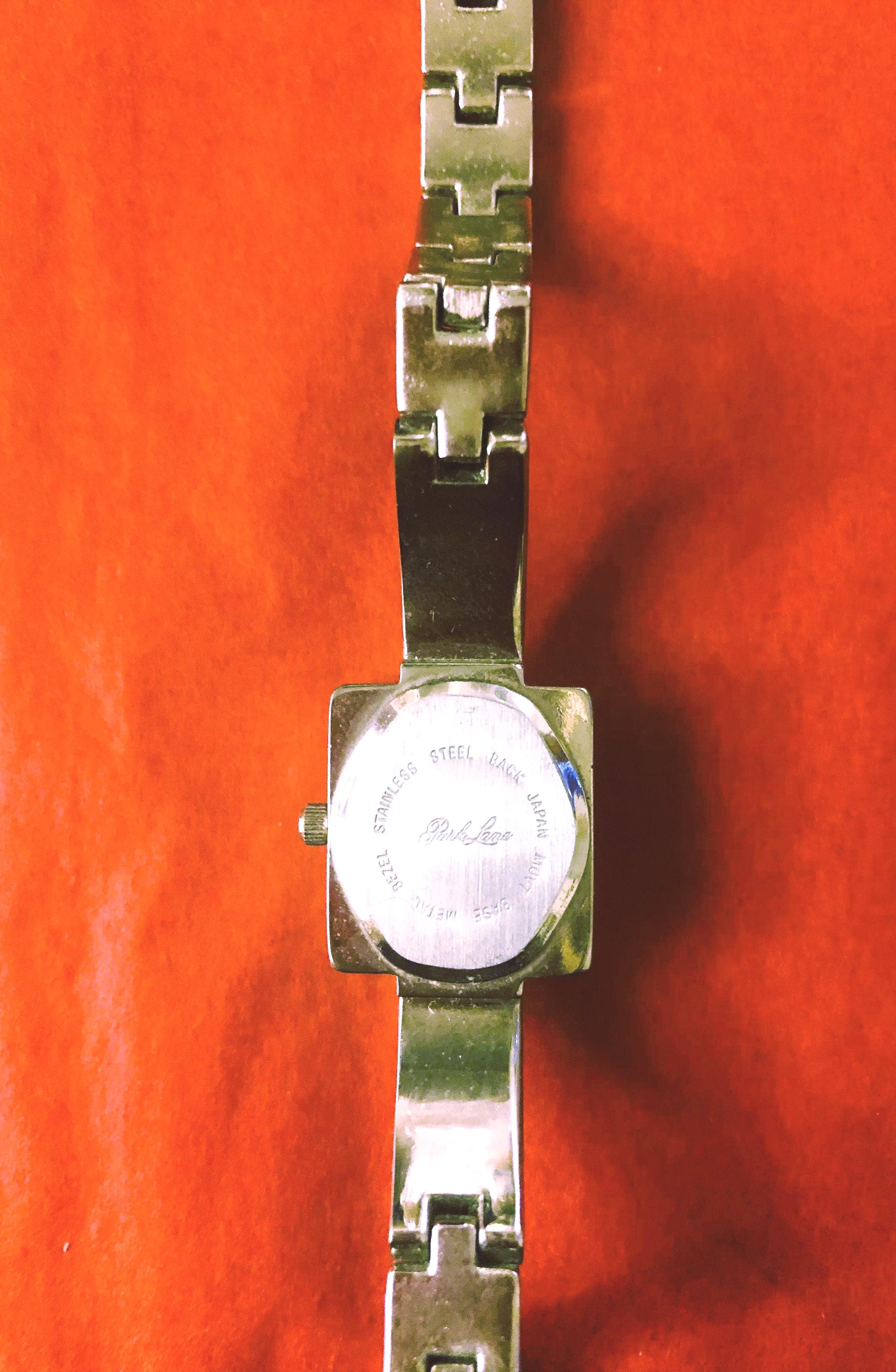 Vintage park lane watch Park Lane Vintage Silver Watch With Cubic Zirconia Face  main image 4