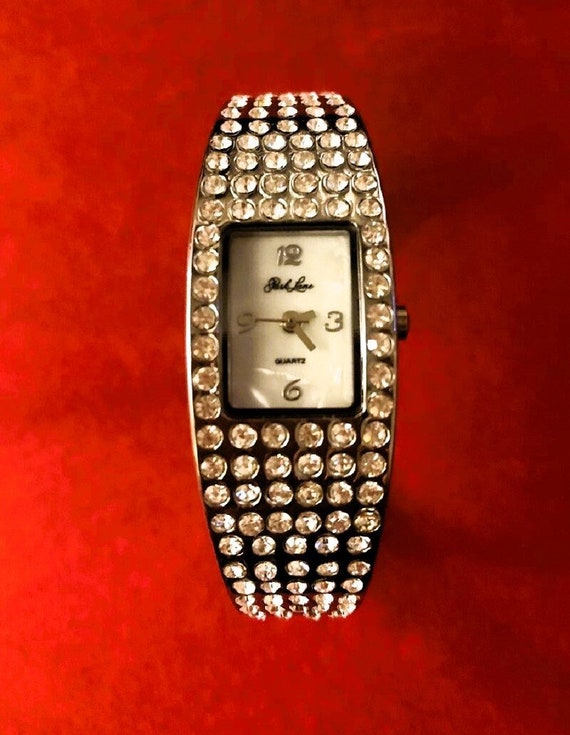 Vintage Park Lane Fashion Bracelet Watch Park Lane | Accessories | Vintage Park Lane Hinged Silver  main image 2