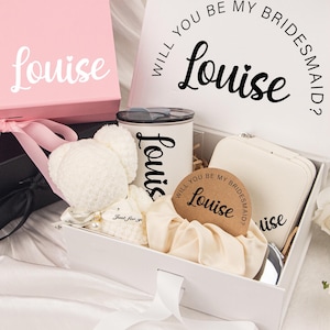 Personalized Empty Gift Box | Custom Bridesmaid Proposal Box | Bridal Shower | Maid of Honor Gift image 10