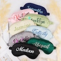 Custom Bridesmaid Sleep Mask, Dual-Side Satin Silk Eye Mask with 42 Foil Colors, Bridal Party Gift, Personalized Name & Design product logo