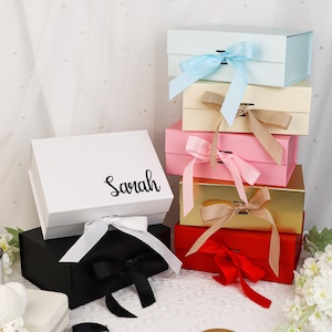 Personalized Empty Gift Box | Custom Bridesmaid Proposal Box | Bridal Shower | Maid of Honor Gift
