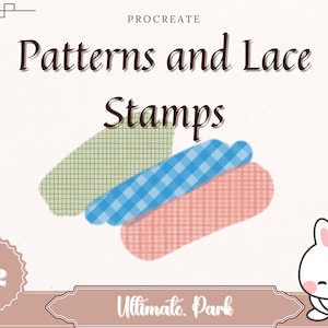 Lace and Knit Texture Pattern Brush Set for Procreate, Brush Set for iPad, Brush Pack, Procreate Brushes